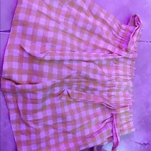 yellow picnic print shorts 💛